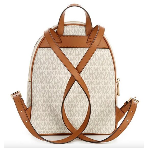 NWT Michael Kors Brooklyn Medium Signature Logo Semi Lux Backpack main image 4